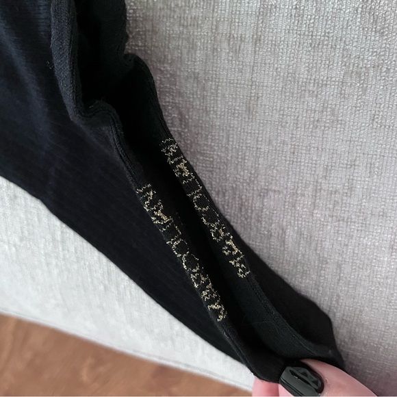 marcoliani uissatd Garter Socks—NWT Black/Gold - Picture 7 of 7